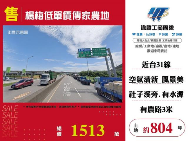 楊梅低單價傳家農地