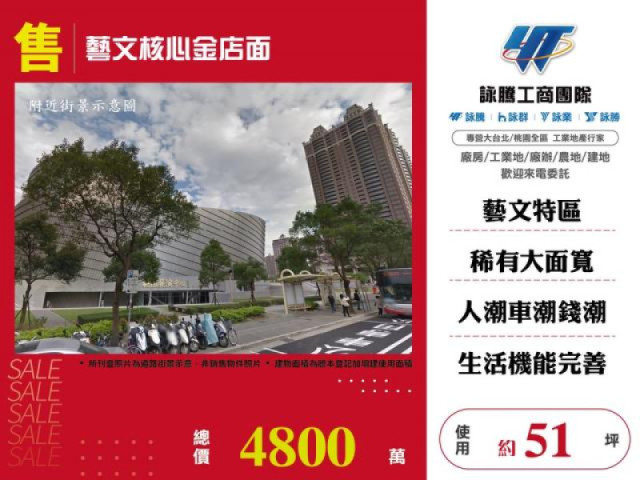 藝文核心金店面