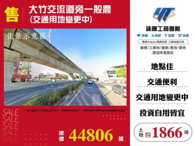 大竹交流道旁一般農(交通用地變更中)