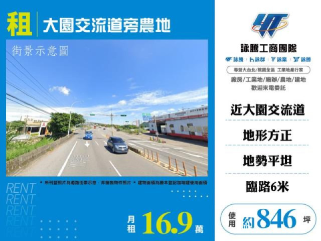 大園交流道旁農地