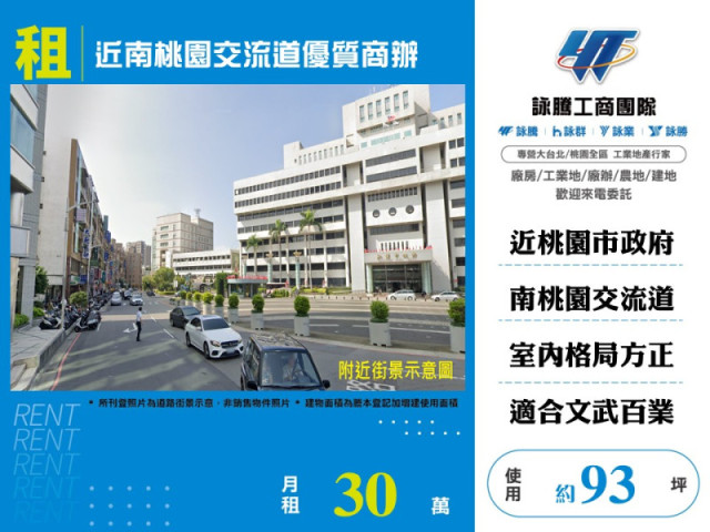 近南桃園交流道優質商辦