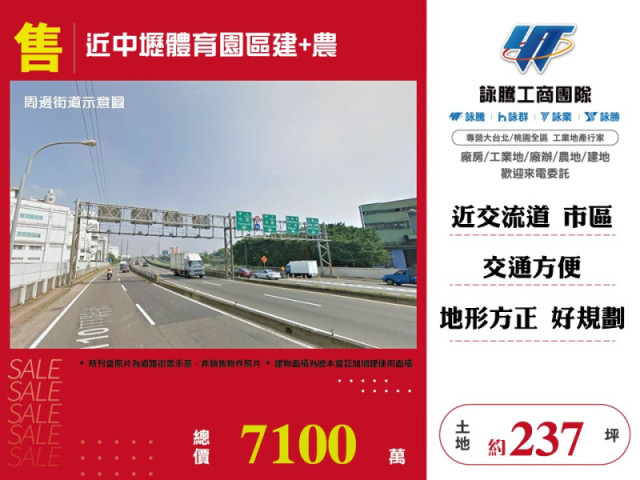 近中壢體育園區建+農