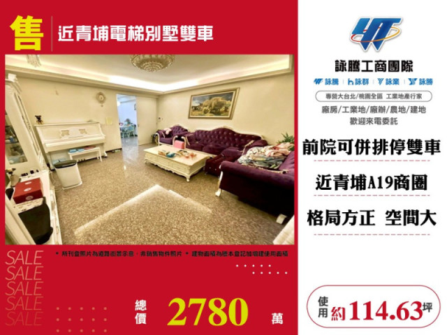 近青埔電梯別墅雙車