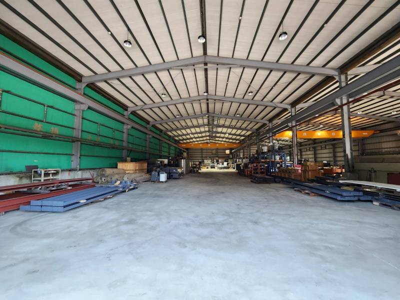 蘆竹海湖工業區挑高天車合法廠房出租,蘆竹區海山路附近廠房出租